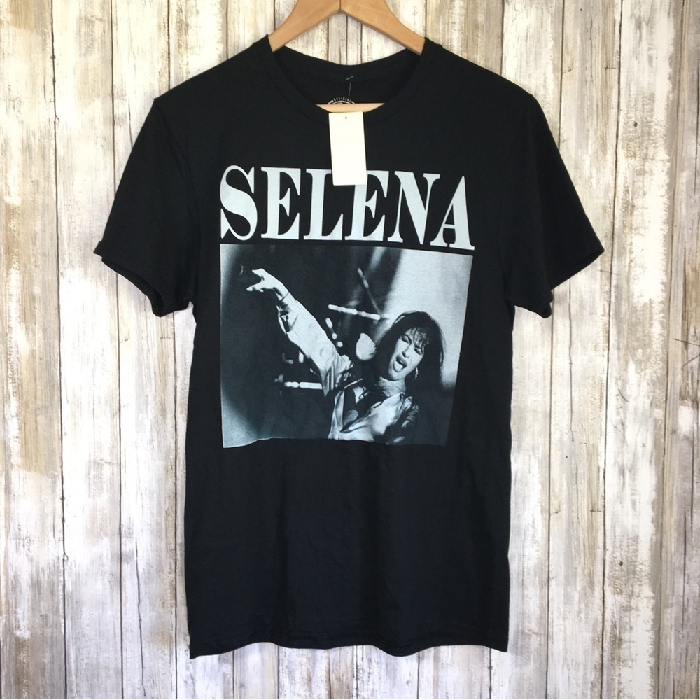 NWT Selena Black Tee